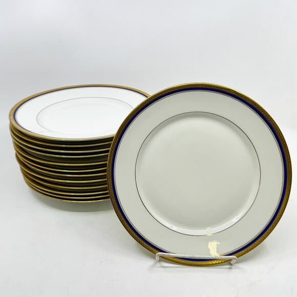 The Seville Vignaud Limoges Porcelain Salad Plates - Picture 1 of 9